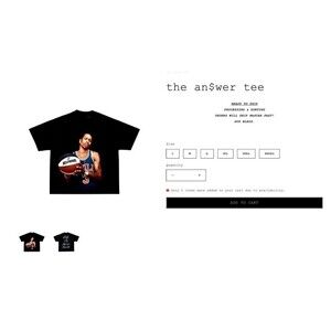 Kill The Hype KTH-LA "the an$wer tee" killthehype Size Small